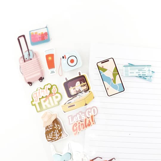 Girl's Trip 3D Stickers by Recollections™